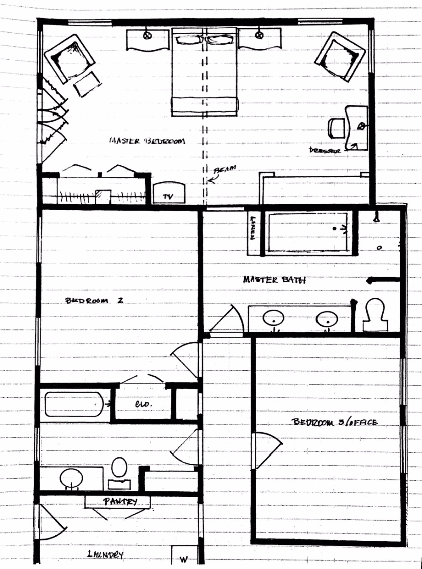 floor plan bedrooms